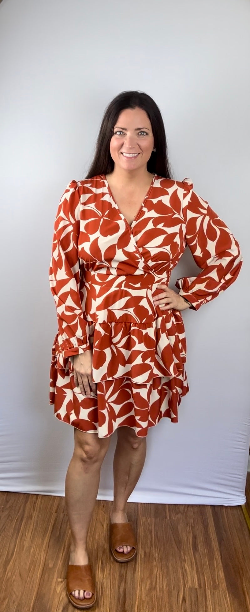 FALLING FORWARD DRESS