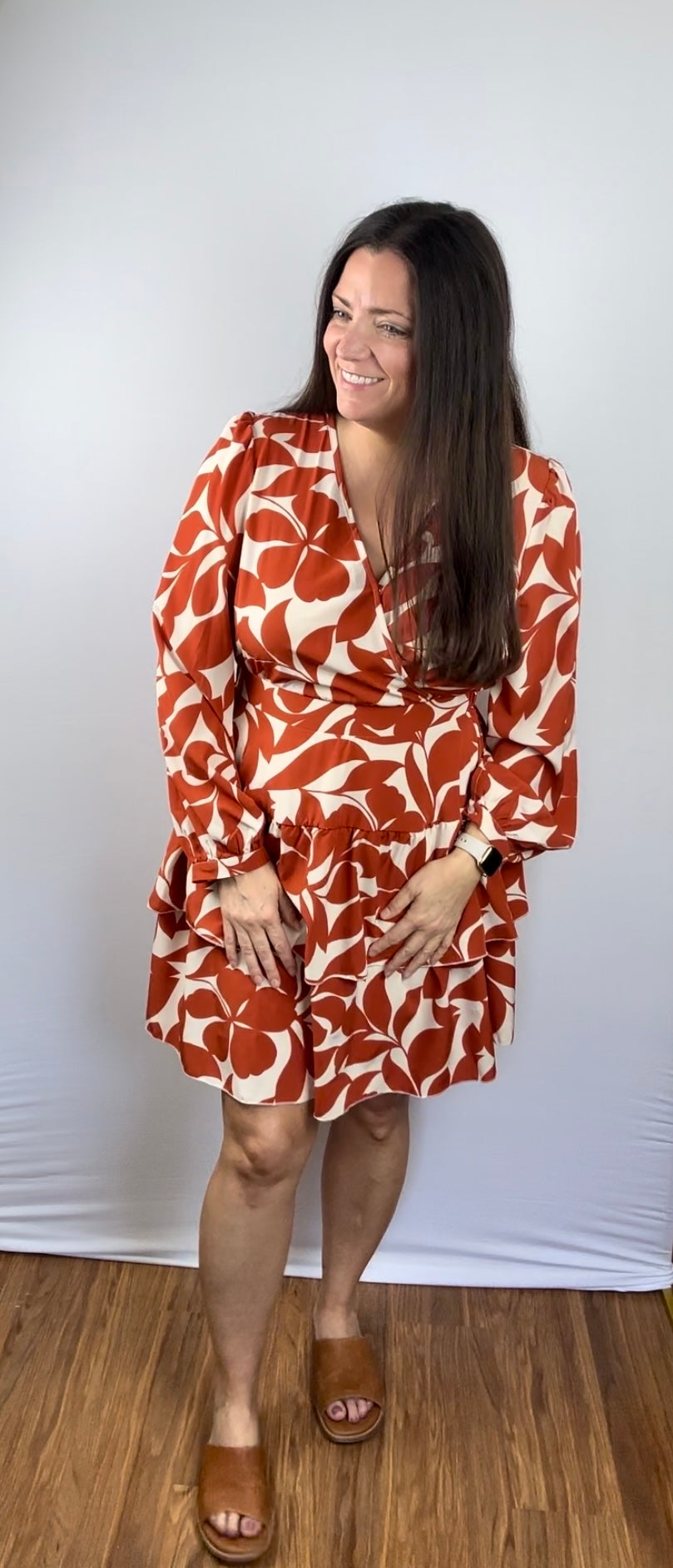 FALLING FORWARD DRESS