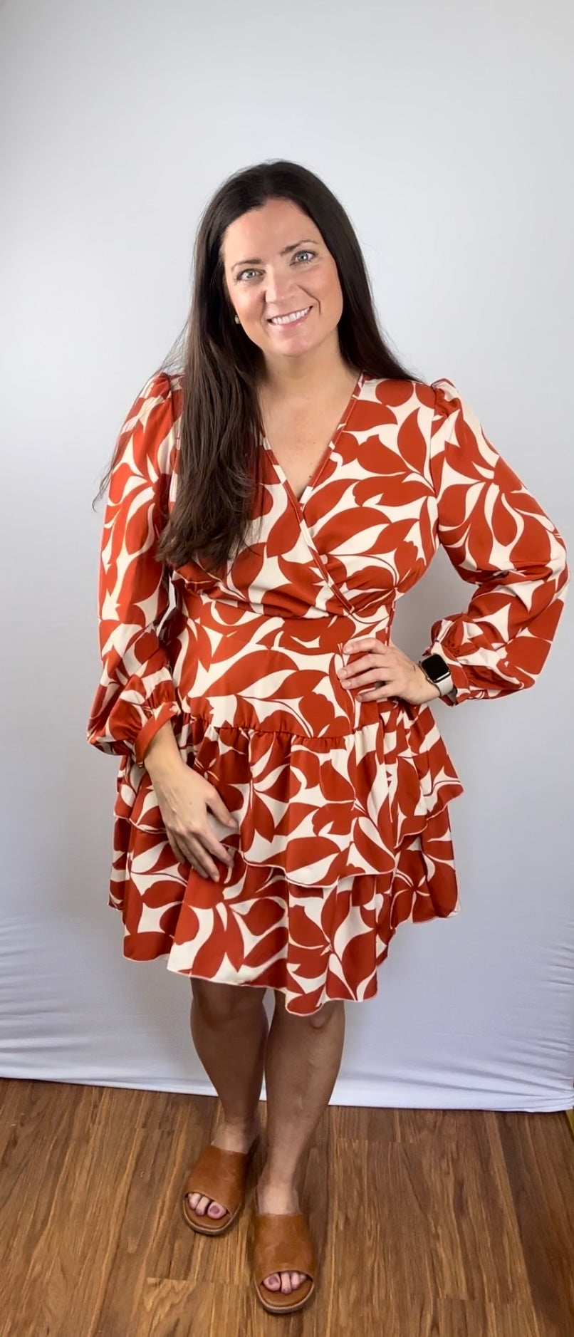FALLING FORWARD DRESS
