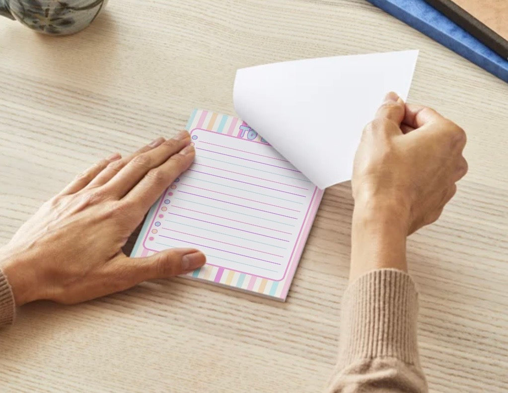 Colorful To Do Notepad Medium