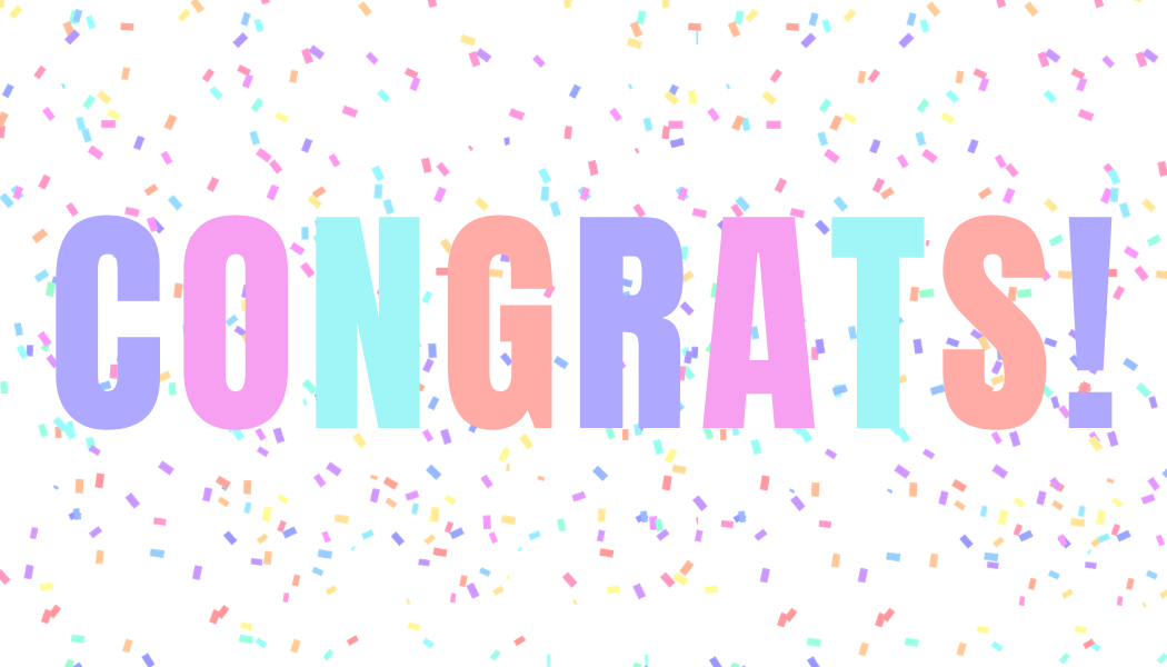 Confetti Cards Set of 12