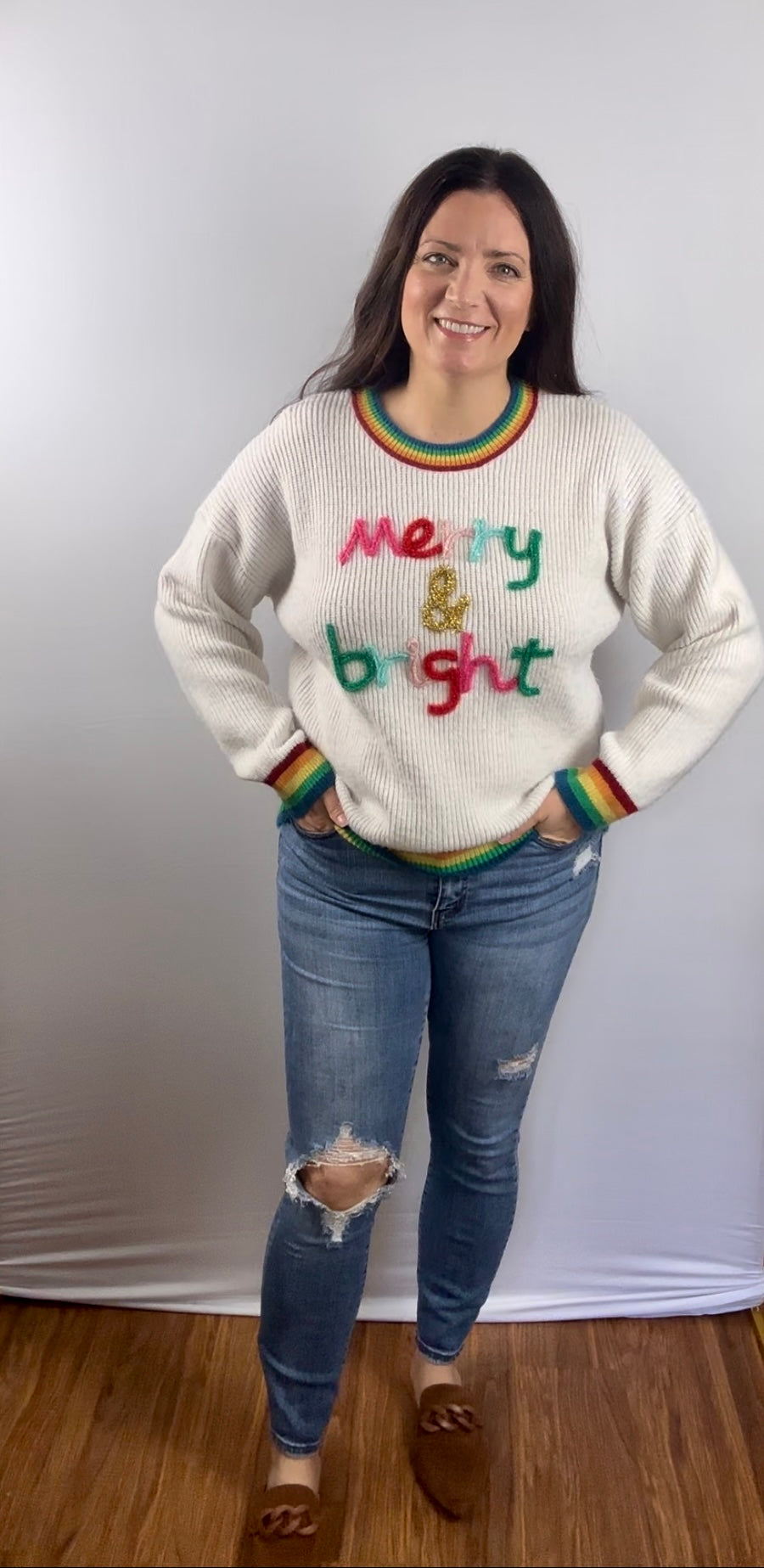 MERRY & BRIGHT SWEATER