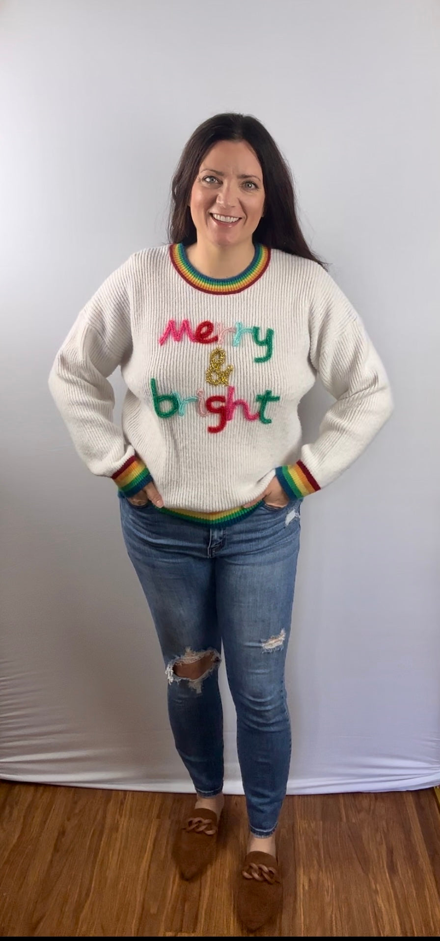 MERRY & BRIGHT SWEATER