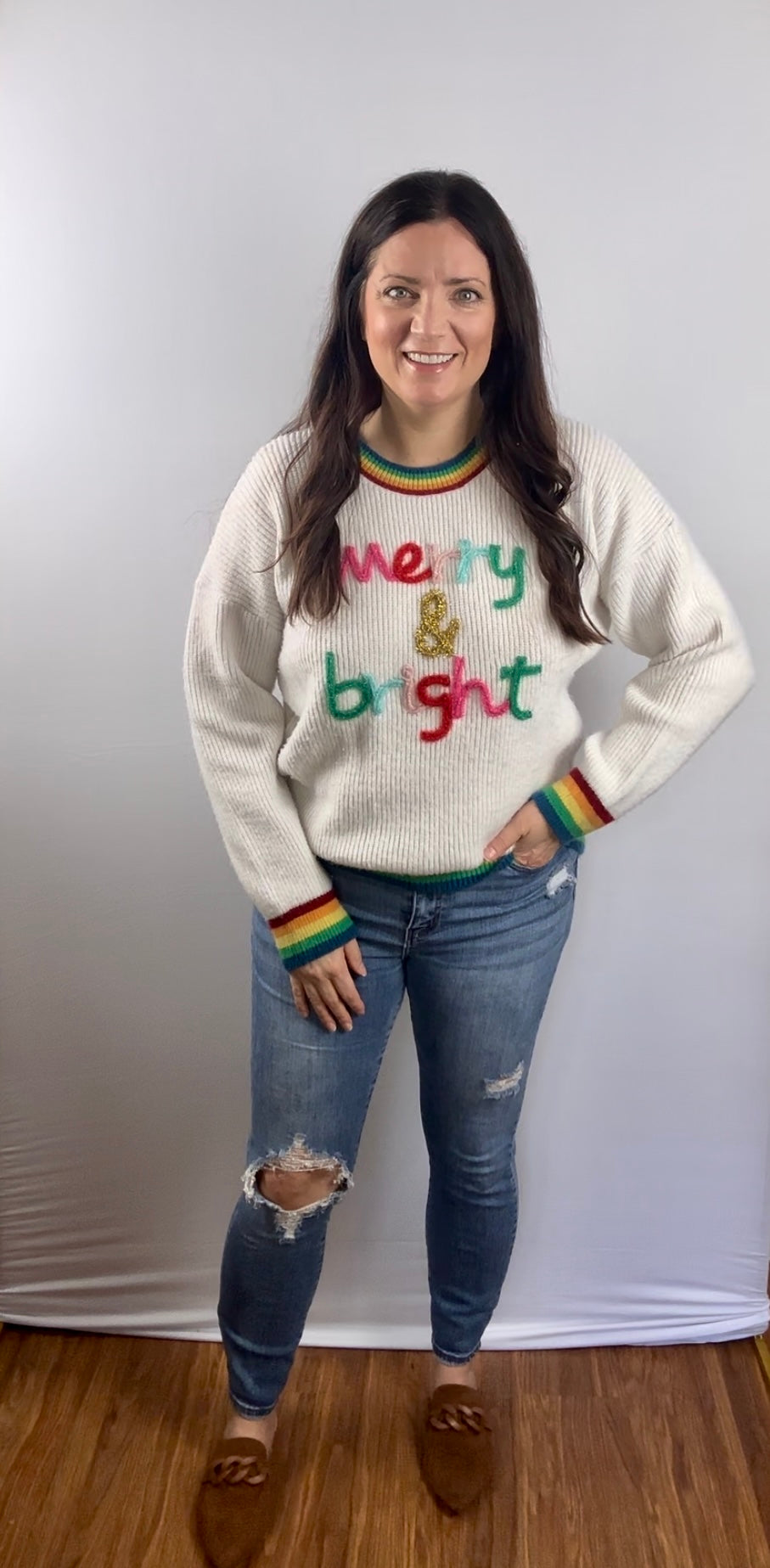 MERRY & BRIGHT SWEATER