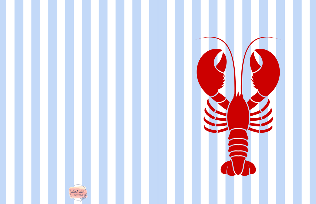 Lobster Greeting Card Set of 10