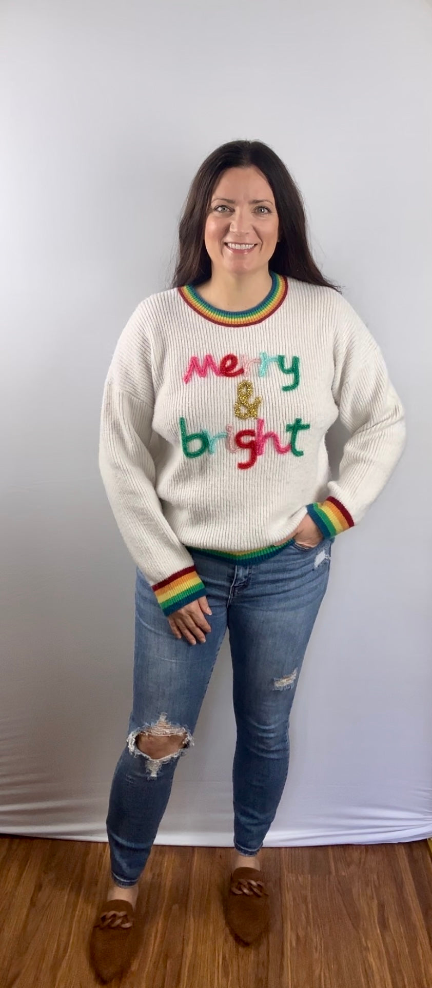 MERRY & BRIGHT SWEATER