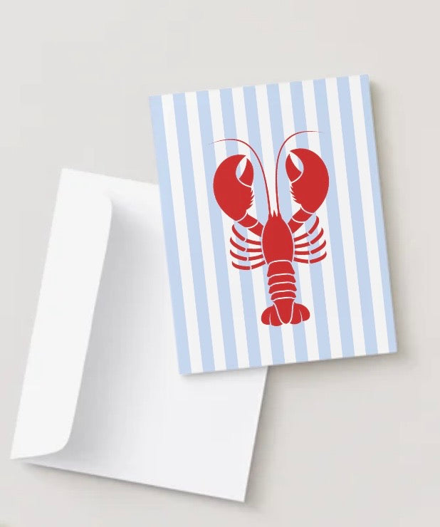 Lobster Greeting Card Set of 10