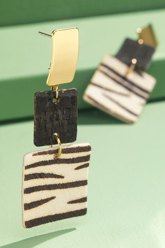 ZEBRA EARRINGS